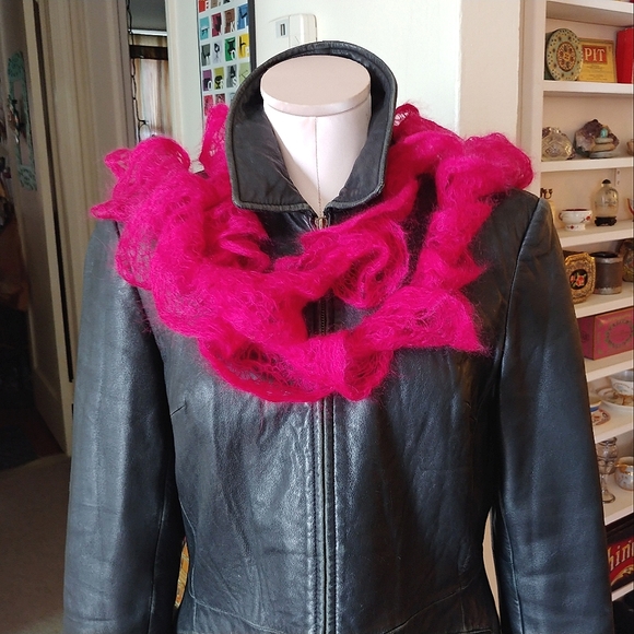 Pink Ruffle Scarf - Picture 5 of 6